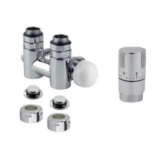 Termostatická sada ISAN rohová stredová ľavá nerez O39NWCL141