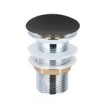 Prietokový umývadlový vtok SAT Infinitio 5/4 "čierna matná PZATKABKM