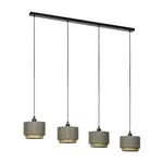 Závesné osvetlenie Eglo MARCHENA čierna 390121