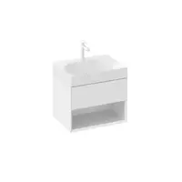 Skrinka pod umývadlo bez umývadla Ravak Lite 60x43x45 cm biela X000001855