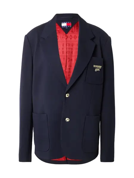 Tommy Jeans Blejzer  námornícka modrá / zlatá
