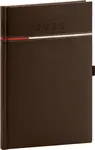NOTIQUE Týdenní diář Tomy 2026, hnědo-červený, 15 x 21 cm