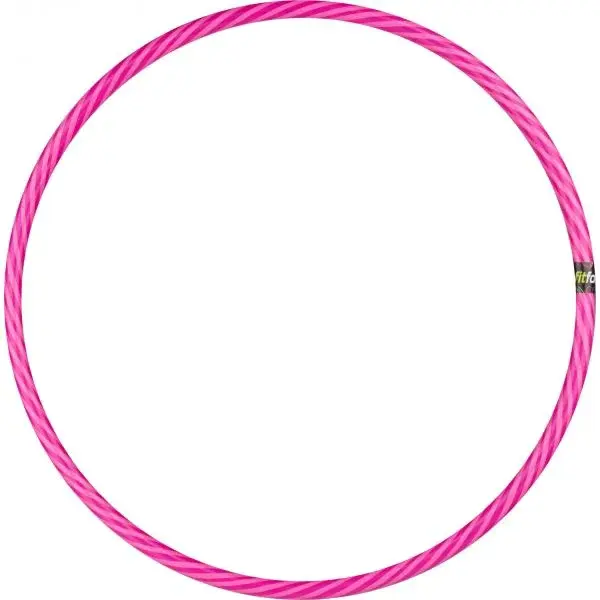 Fitforce HULAHOP 50 Gymnastická obruč, růžová, velikost