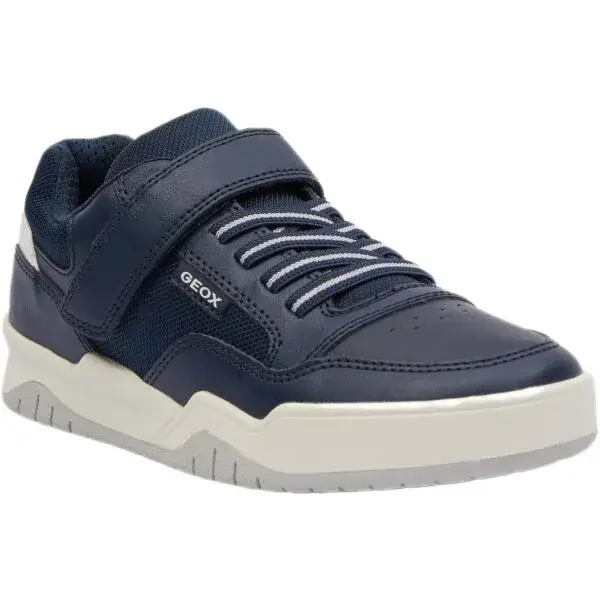 Geox J PERTH Chlapčenská voľnočasová obuv, tmavo modrá, veľkosť
