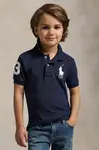 Dětská bavlněná polokošile Polo Ralph Lauren
