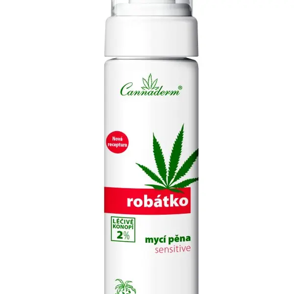 Cannaderm Robátko Mycí pěna Sensitive 200 ml