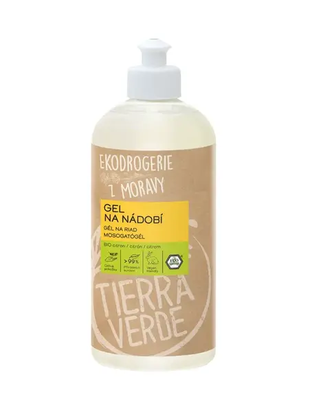 Tierra Verde Gel na nádobí BIO citron 500 ml