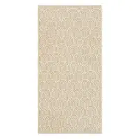 Cawoe RUČNÍK, 50/100 cm, přírodní barvy, barvy zlata, lesní zelená