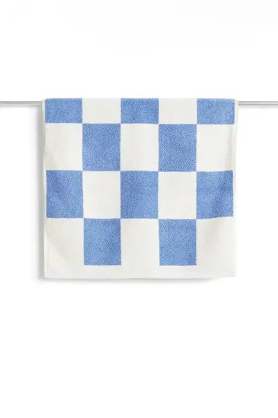 Bavlněný koupelnový kobereček HAY Check 50 x 90 cm