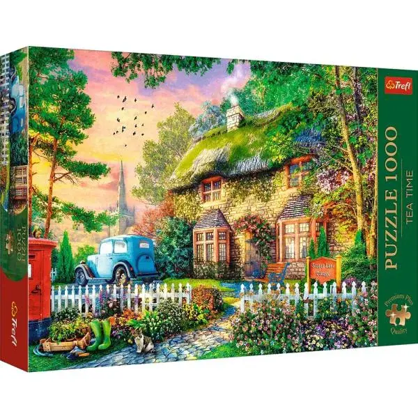 Trefl Puzzle 1000 Premium Plus Quality Tea Time Chata Stoney Lane