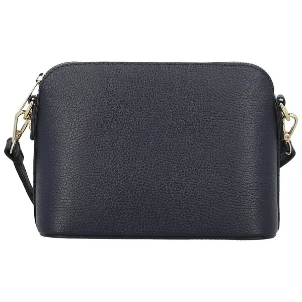 Dámská kožená crossbody kabelka tmavě modrá - Delami Vera Pelle Gosslin