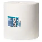 2 x Bílé papírové utěrky TORK, jednovrstvé, 1150 útržků v roli