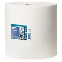 2 x Bílé papírové utěrky TORK, jednovrstvé, 1150 útržků v roli