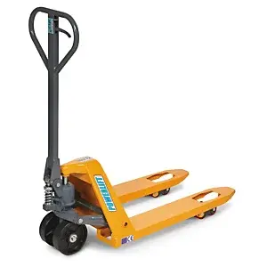 Ručně ovládaný paletový vozík na 2500 kg s krátkými vidlicemi