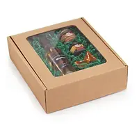 10 x Dárkový skládací box s okénkem Hévéa 335x295x90mm