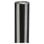 Lesklý dárkový balicí papír, šířka 70cm, délka 25m, černý