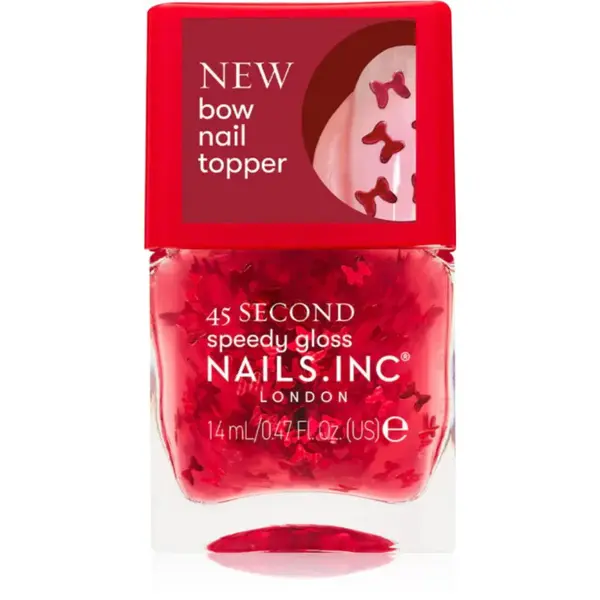 Nails Inc. 45 Second Speedy Gloss rychleschnoucí lak na nehty odstín Bonnie 14 ml