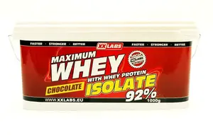 Xxlabs Maximum Whey Protein Isolate 92  čokoláda 1000 g
