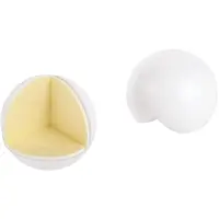 Kryty rohov biele 25 mm 2 ks