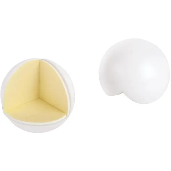 Kryty rohov biele 25 mm 2 ks