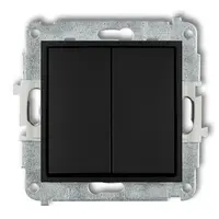Vypínač matný čierny 12MWP-2 mini