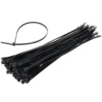 Páska viazacia 200x4,6 čierna 100ks