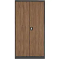 Skriňa Jan H kovová antracit/orech