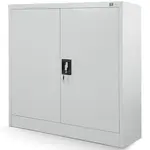 Kancelárska skriňa Beata kovová šedý