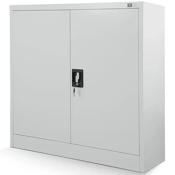 Kancelárska skriňa Beata kovová šedý