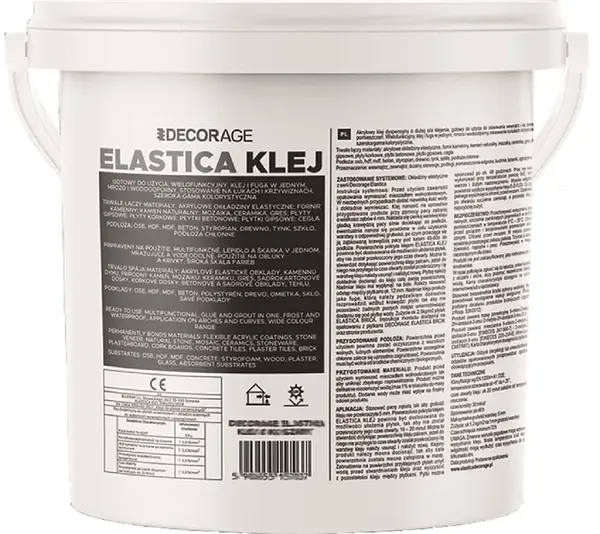 Lepidlo - Škárovacia Hmota ELASTICA Sivá 8 kg