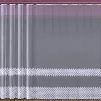 Žakarová záclona 618/D334/250 biely. Tovar na mieru