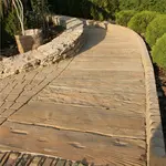 Betónová doska Alejová Altus hnedá patina 67,5x22,5x4 cm