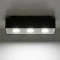 Svítidlo Atlanta 3 černá A-072