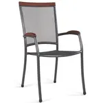 Zahradní židle Hul Flysta šedá