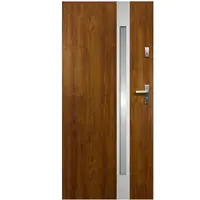 Vchodové dveře Temida SL P55 90P zlatý dub 2070x1000x55 mm