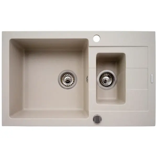 Dřez Sparta Plus (78x48) 1½B 1D pískově béžová