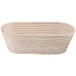 Oválny ratanový košík 26 x 13 x 9 cm