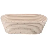 Oválny ratanový košík 26 x 13 x 9 cm
