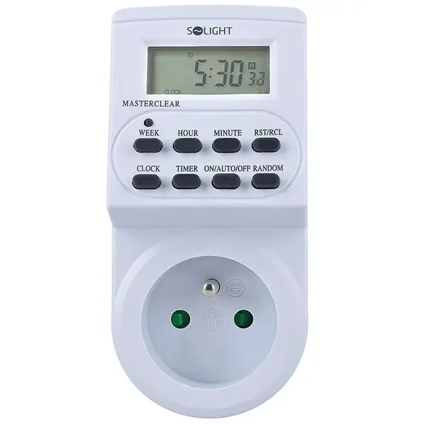 Časový spínač digitální 16 režimů LCD