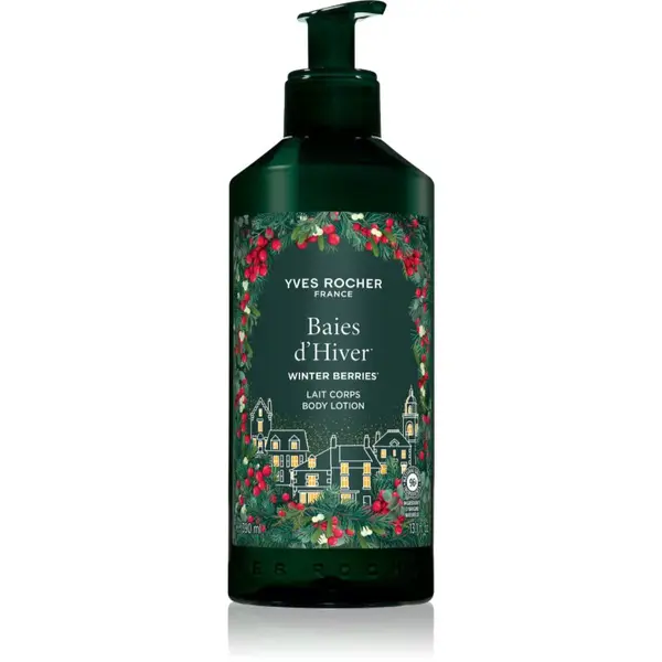 Yves Rocher Winter Berries hydratační tělové mléko se zvláčňujícím účinkem 390 ml