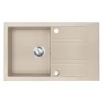 Dřez granitový 1k. 48/78. písek DRGM48/78SA