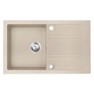 Dřez granitový 1k. 48/78. písek DRGM48/78SA