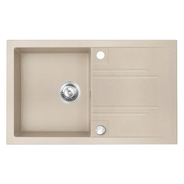 Dřez granitový 1k. 48/78. písek DRGM48/78SA