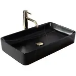 Umývadlo na dosku Denis Black Stone Matt