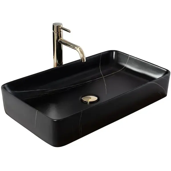 Umývadlo na dosku Denis Black Stone Matt