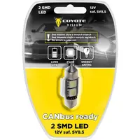 Autožiarovka Coyote Vision 12v Led 2 Smd Suf. Sv8.5 Can-Bus