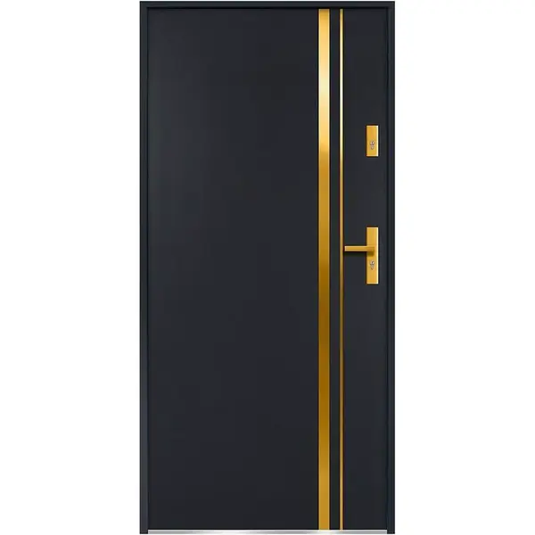 Vchodové dveře Aion S68 90L Zlatý dub