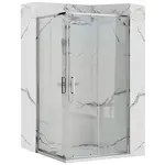 Sprchový kout Punto Rea K1889 100x80x190 chrom