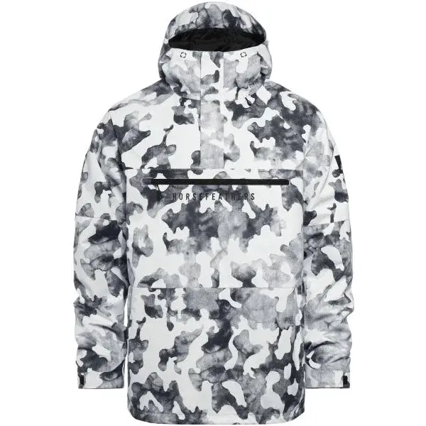 Horsefeathers DONNIE Pánska snowboardová bunda, biela, veľkosť
