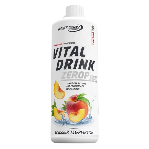 Best Body Vital drink Zerop 1000ml - brusinka, limeta